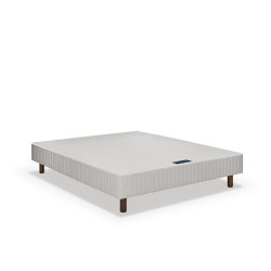 Fixed decorative slatted bed base