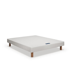 Fixed decorative slatted bed base